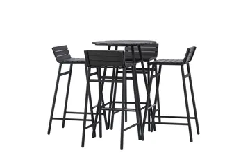 Mexico Balkonggrupp 4-sits - Svart - Utemöbler & utemiljö - Utegrupp - Cafegrupp & cafeset