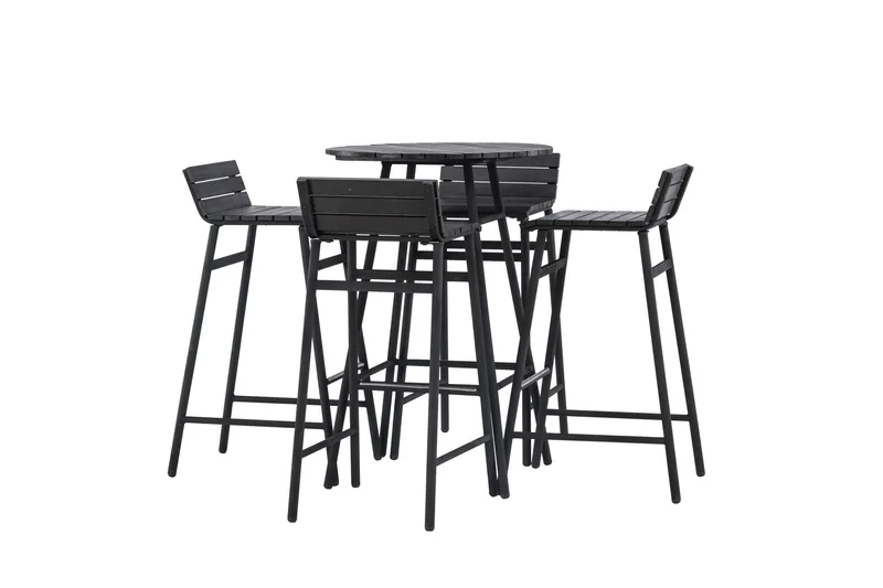 Mexico Balkonggrupp 4-sits - Svart - Utemöbler & utemiljö - Utegrupp - Cafegrupp & cafeset