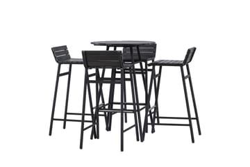 Mexico Balkonggrupp 4-sits - Svart - Utemöbler & utemiljö - Utegrupp - Cafegrupp & cafeset