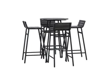 Mexico Balkonggrupp 4-sits - Svart - Utemöbler & utemiljö - Utegrupp - Cafegrupp & cafeset