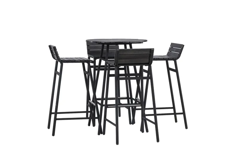 Mexico Balkonggrupp 4-sits - Svart - Utemöbler & utemiljö - Utegrupp - Cafegrupp & cafeset