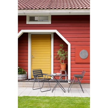 Bordsgruppset Varax Retro 401 + 2 st 305 Grå/Svart - Grå/Svart - Utemöbler & utemiljö - Utegrupp - Matgrupp utomhus