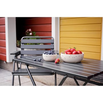 Bordsgruppset Varax Retro 401 + 2 st 305 Grå/Svart - Grå/Svart - Utemöbler & utemiljö - Utegrupp - Matgrupp utomhus