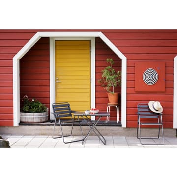 Bordsgruppset Varax Retro 401 + 2 st 305 Grå/Svart - Grå/Svart - Utemöbler & utemiljö - Utegrupp - Matgrupp utomhus