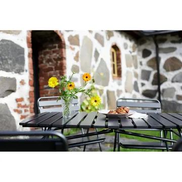 Bordsgruppset Varax Retro 403 + 4 st 305 Grå/Svart - Grå/Svart - Utemöbler & utemiljö - Utegrupp - Cafegrupp & cafeset