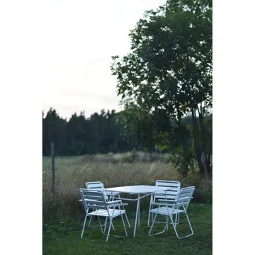 Bordsgruppset Varax Retro 403 + 4 st 305 Vit - Vit - Utemöbler & utemiljö - Utegrupp - Cafegrupp & cafeset