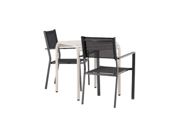 Borneo Matgrupp Utomhus + 2 Copacabana Utestolar - Beige - Utemöbler & utemiljö - Utegrupp - Matgrupp utomhus