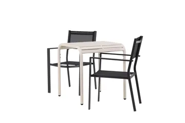 Borneo Matgrupp Utomhus + 2 Copacabana Utestolar - Beige - Utemöbler & utemiljö - Utegrupp - Matgrupp utomhus
