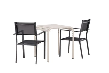 Borneo Matgrupp Utomhus + 2 Copacabana Utestolar - Beige - Utemöbler & utemiljö - Utegrupp - Matgrupp utomhus
