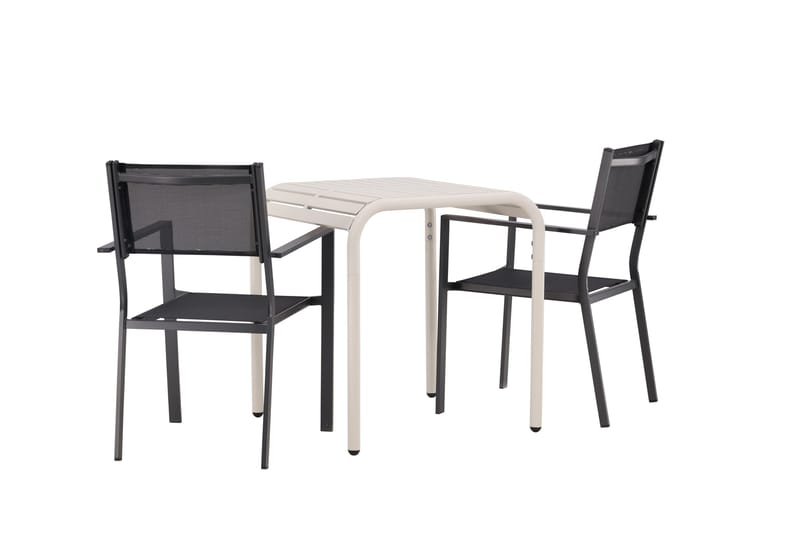 Borneo Matgrupp Utomhus + 2 Copacabana Utestolar - Beige - Utemöbler & utemiljö - Utegrupp - Matgrupp utomhus