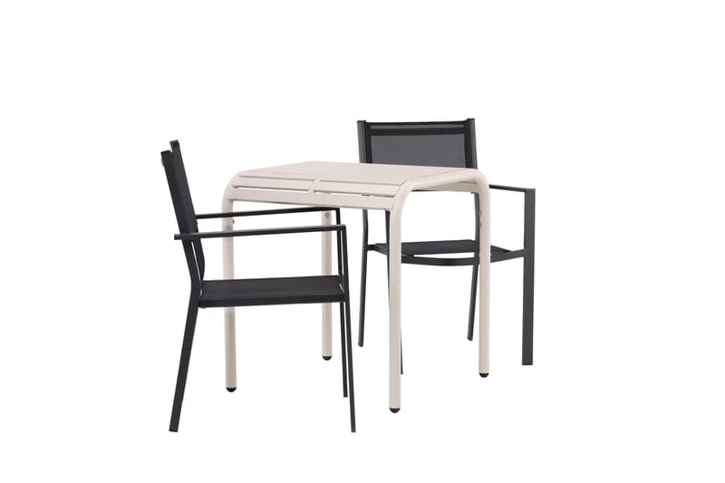 Borneo Matgrupp Utomhus + 2 Copacabana Utestolar - Beige - Utemöbler & utemiljö - Utegrupp - Matgrupp utomhus