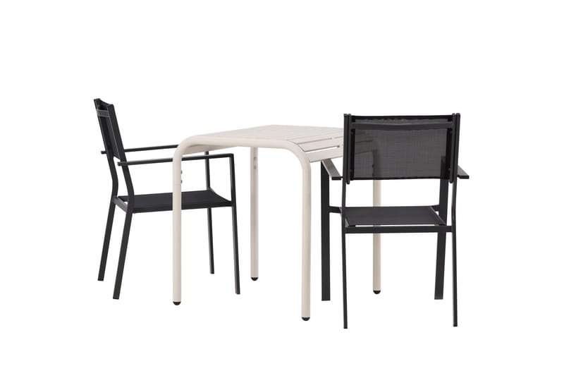 Borneo Matgrupp Utomhus + 2 Copacabana Utestolar - Beige - Utemöbler & utemiljö - Utegrupp - Matgrupp utomhus