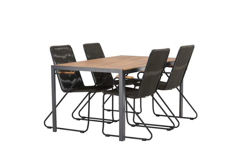Break Matbord Utomhus 150 cm med 4 Bois Karmstol - Utemöbler & utemiljö - Utegrupp - Matgrupp utomhus