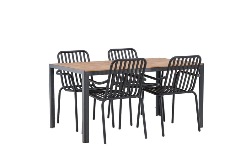 Break Matbord Utomhus 150 cm med 4 Peking Karmstol - Utemöbler & utemiljö - Utegrupp - Matgrupp utomhus