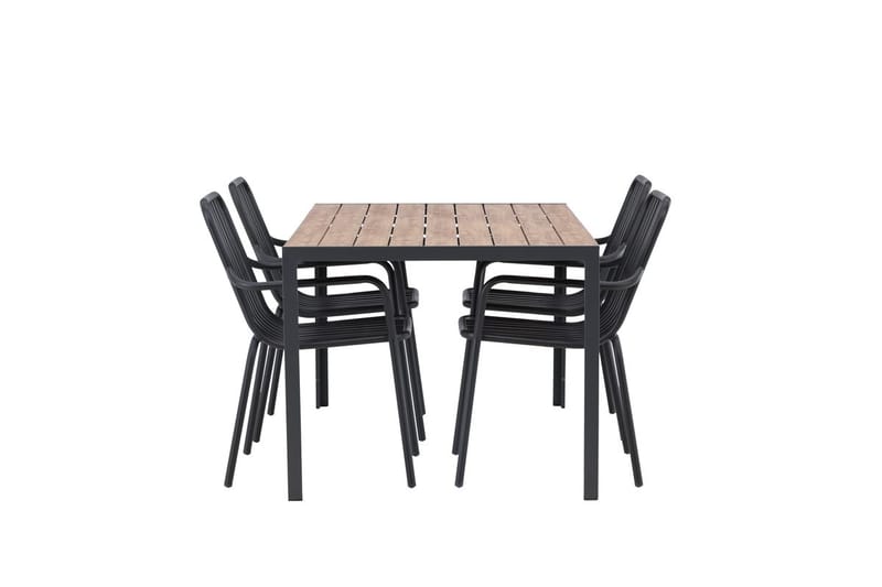 Break Matbord Utomhus 150 cm med 4 Peking Karmstol - Utemöbler & utemiljö - Utegrupp - Matgrupp utomhus