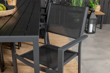 Break Matgrupp Utomhus 205 cm Rektangulär med 6 Copacabana Utestolar - Svart - Utemöbler & utemiljö - Utegrupp - Matgrupp utomhus