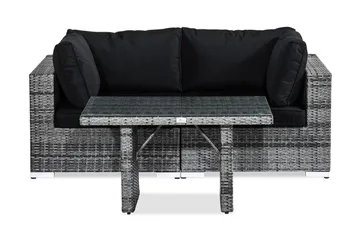 Bahamas Loungegrupp 2-sits - Grå Bord - Utemöbler & utemiljö - Utegrupp - Cafegrupp & cafeset