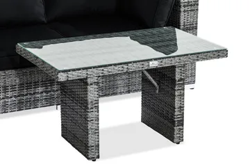 Bahamas Loungegrupp 2-sits - Grå Bord - Utemöbler & utemiljö - Utegrupp - Cafegrupp & cafeset