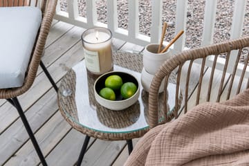 Balkonggrupp Viga 2-sits Svart - Venture Home - Utemöbler & utemiljö - Utegrupp - Cafegrupp & cafeset