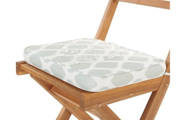 Balkongset av Utebord och 2 Utestolar brun/mintgrön FIJI - Vit - Utemöbler & utemiljö - Utegrupp - Cafegrupp & cafeset