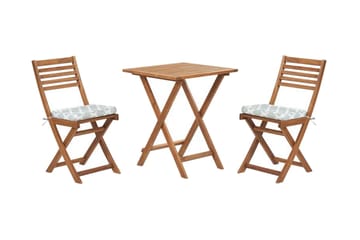 Balkongset av Utebord och 2 Utestolar brun/mintgrön FIJI - Utemöbler & utemiljö - Utegrupp - Cafegrupp & cafeset
