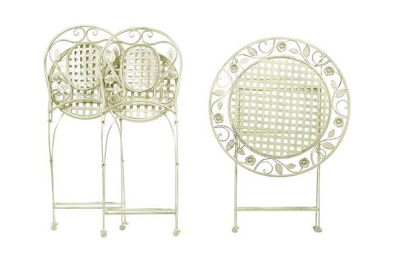 Balkongset av Utebord och 2 Utestolar ljusgrön BIVIO - Grön - Utemöbler & utemiljö - Utegrupp - Cafegrupp & cafeset