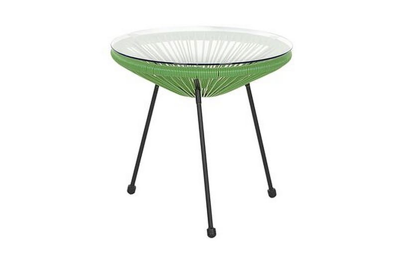 Balkongset Cayaco 70 cm + 2 Utestolar - Konstrotting/Grön - Utemöbler & utemiljö - Utegrupp - Cafegrupp & cafeset