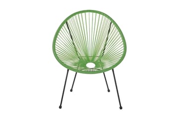 Balkongset Cayaco 70 cm + 2 Utestolar - Konstrotting/Grön - Utemöbler & utemiljö - Utegrupp - Cafegrupp & cafeset