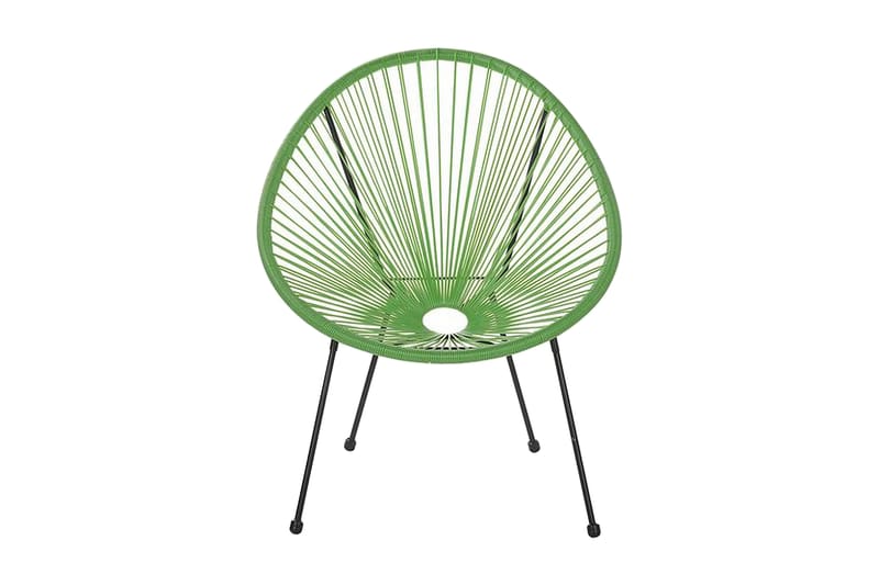 Balkongset Cayaco 70 cm + 2 Utestolar - Konstrotting/Grön - Utemöbler & utemiljö - Utegrupp - Cafegrupp & cafeset