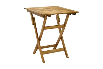 Balkongset Finlay 60x60 cm + 2 Karmstolar Utomhus - Akacia - Utemöbler & utemiljö - Utegrupp - Cafegrupp & cafeset