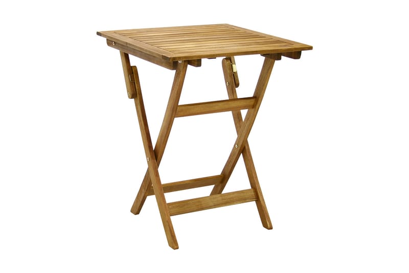 Balkongset Finlay 60x60 cm + 2 Karmstolar Utomhus - Akacia - Utemöbler & utemiljö - Utegrupp - Cafegrupp & cafeset