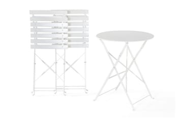 Balkongset Fiori 45,5 cm - Vit - Utemöbler & utemiljö - Utegrupp - Cafegrupp & cafeset
