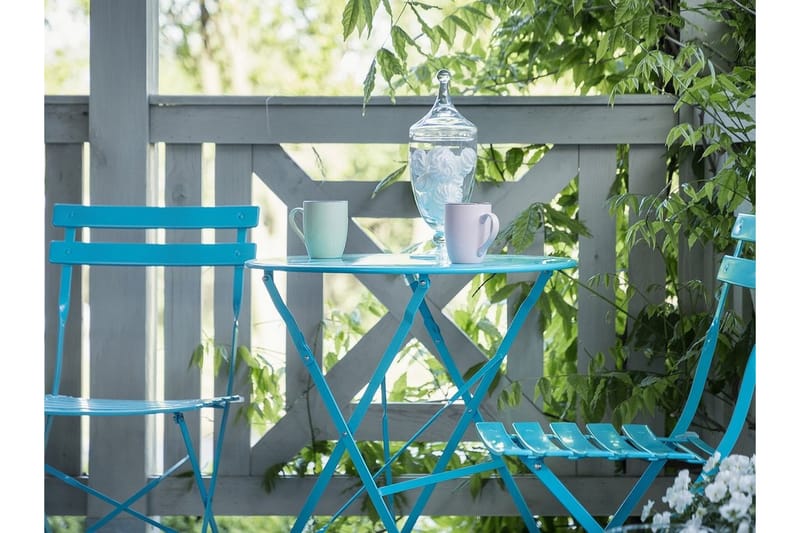 Balkongset Fiori 52 cm - Blå - Utemöbler & utemiljö - Utegrupp - Cafegrupp & cafeset