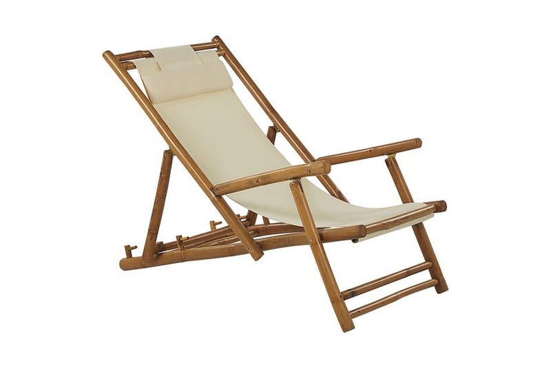 Balkongset vit/beige ATRANI/SPELLO - Beige - Utemöbler & utemiljö - Utegrupp - Cafegrupp & cafeset