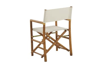 Balkongset vit/beige MOLISE/SPELLO - Trä/natur - Utemöbler & utemiljö - Utegrupp - Cafegrupp & cafeset