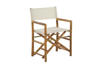 Balkongset vit/beige MOLISE/SPELLO - Trä/natur - Utemöbler & utemiljö - Utegrupp - Cafegrupp & cafeset