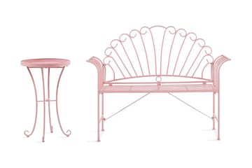 Caféset Hillsgu - Rosa - Utemöbler & utemiljö - Utegrupp - Cafegrupp & cafeset
