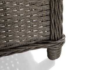 Caféset Marcus med 2 Reclinerfåtöljer Utomhus m Dyna - Grå - Utemöbler & utemiljö - Utegrupp - Cafegrupp & cafeset