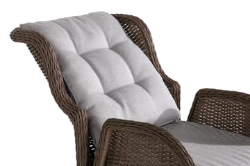 Caféset Marcus med 2 Reclinerfåtöljer Utomhus m Dyna - Natur - Utemöbler & utemiljö - Utegrupp - Cafegrupp & cafeset