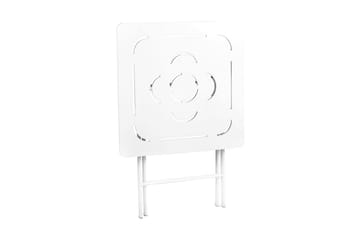 Caféset Riotorto 60 cm Blomma + 2 Utestolar - Vit - Utemöbler & utemiljö - Utegrupp - Cafegrupp & cafeset