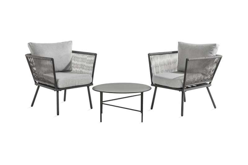 Cafeset Torino - Svart|Grå - Cafegrupp & cafeset