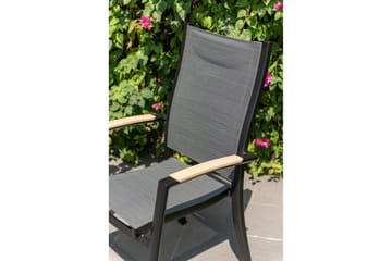 Caféset Panama 50x50 cm + 2 Utestolar Grå - Lifestyle Garden - Utemöbler & utemiljö - Utegrupp - Cafegrupp & cafeset