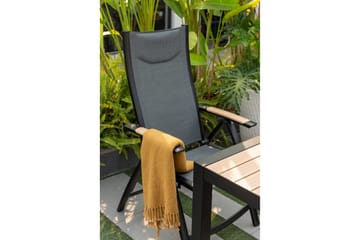Caféset Panama 50x50 cm + 2 Utestolar Svart - Lifestyle Garden - Utemöbler & utemiljö - Utegrupp - Cafegrupp & cafeset