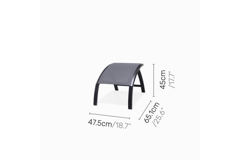 Caféset Panama 50x50 cm + 2 Utestolar Svart - Lifestyle Garden - Utemöbler & utemiljö - Utegrupp - Cafegrupp & cafeset