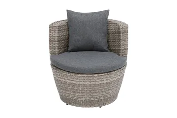 Capri Balkongmöbelset 54 cm - Grå - Utemöbler & utemiljö - Utegrupp - Cafegrupp & cafeset