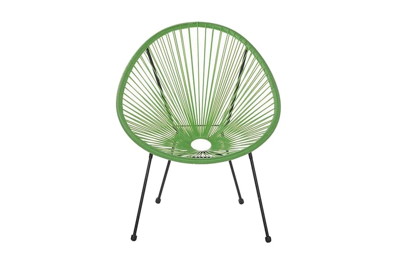 Cayaco Balkongset 70 cm + 2 Utestolar - Konstrotting/Grön - Utemöbler & utemiljö - Utegrupp - Cafegrupp & cafeset