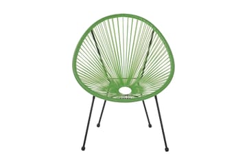 Cayaco Balkongset 70 cm + 2 Utestolar - Konstrotting/Grön - Utemöbler & utemiljö - Utegrupp - Cafegrupp & cafeset