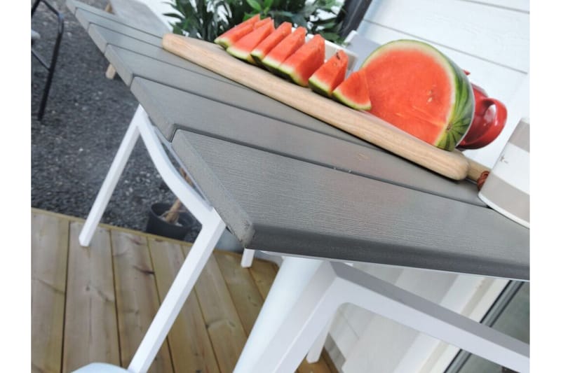 Colorado Caféset 70 cm + 2 st Copacabana Karmstolar - Vit - Utemöbler & utemiljö - Utegrupp - Cafegrupp & cafeset