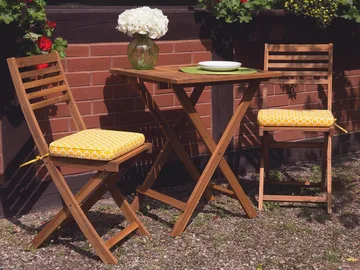 Fiji Balkongset 60 cm - Trä/Natur - Utemöbler & utemiljö - Utegrupp - Cafegrupp & cafeset