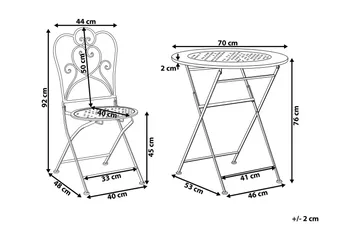 Hubscher Balkongset - Beige - Utemöbler & utemiljö - Utegrupp - Cafegrupp & cafeset